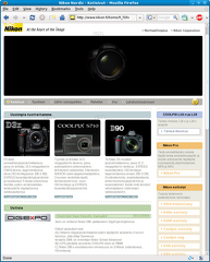 Screenshot Nikon Nordic Kotisivut Mozilla Firefox